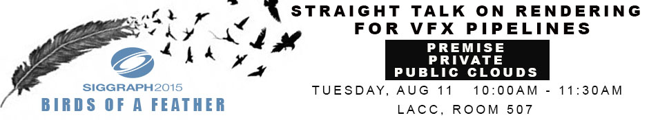 Siggraph 2015 Birds of a Feather