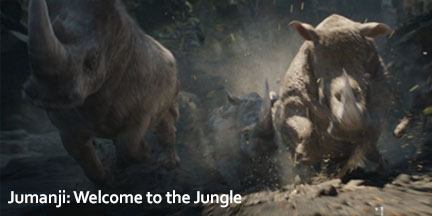 Iloura Creates Ravaging Rhinos for ‘Jumanji: Welcome to the Jungle’